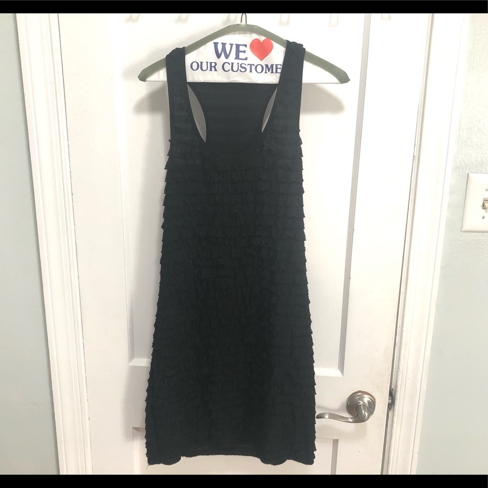 Julie’s Closet black ruffle dress